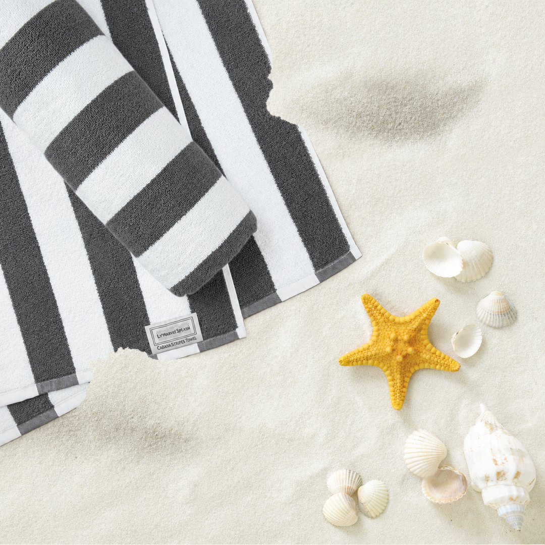 Splash Stripe Pool Beach Towel