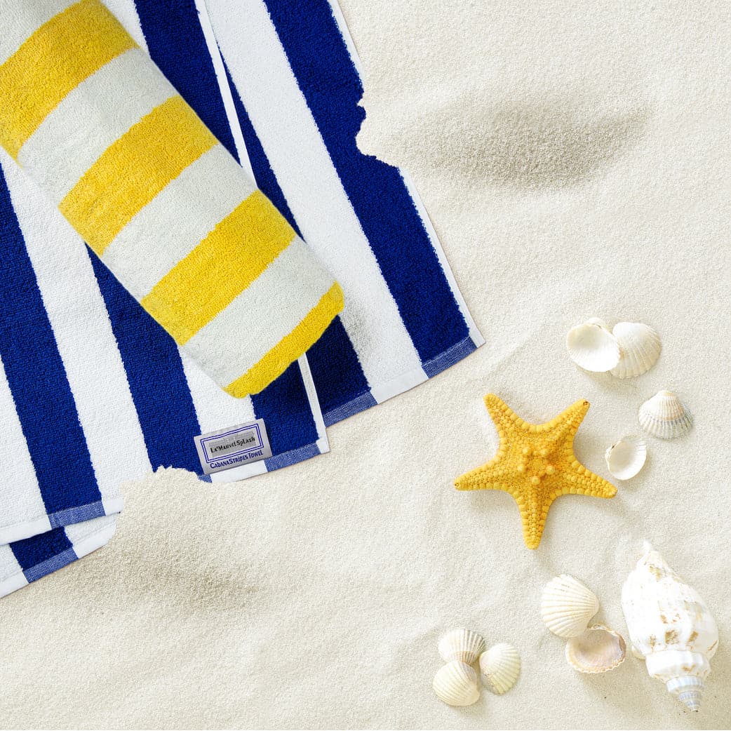 Splash Stripe Pool Beach Towel